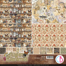 Ciao Bella 12x12 Paper Pad 8Pc - Cabinet of Curiosities - Patterns Pad, CBT085