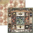Ciao Bella 12x12 Paper Pad 8Pc - Cabinet of Curiosities - Patterns Pad, CBT085