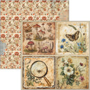 Ciao Bella 12x12 Paper Pad 8Pc - Cabinet of Curiosities - Patterns Pad, CBT085