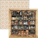 Ciao Bella 12x12 Paper Pad 8Pc - Cabinet of Curiosities - Patterns Pad, CBT085