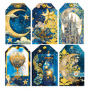 Ciao Bella 6x6 Fussy Cut Vellum 6Pc - Celestial, CBVQ026