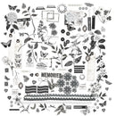 49 & Market Laser Cut Elements - Color Swatch: Charcoal, CCS27464