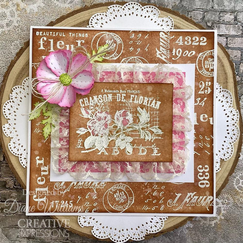 Creative Expressions 4x6 Clear Stamp Set - Fleur, CEC1082 by Sam Poole