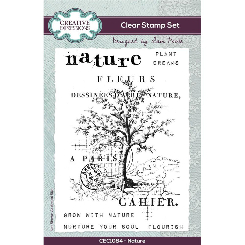 Creative Expressions 4x6 Clear Stamp Set - Nature CEC1084 by Sam Poole