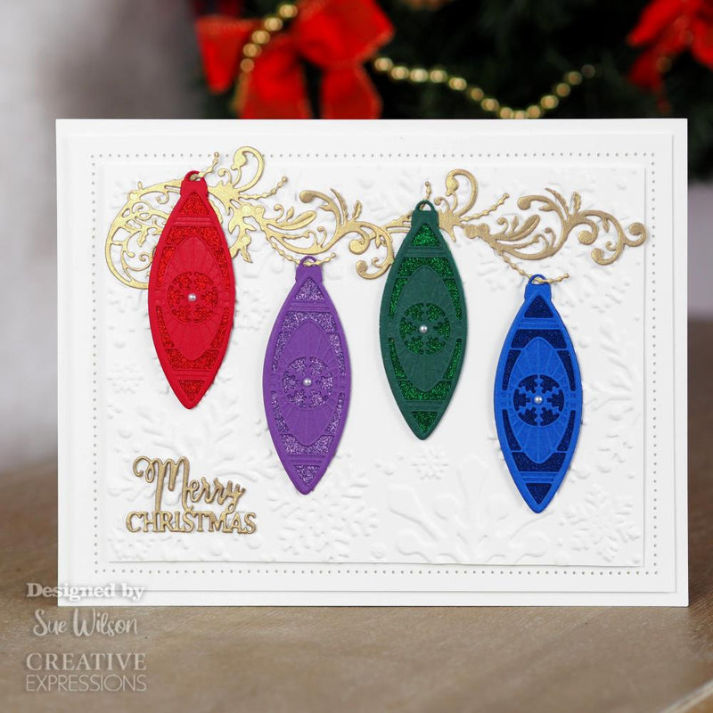 Creative Expressions Craft Dies - Snowflake Baubles, CED3227 by Sue Wilson