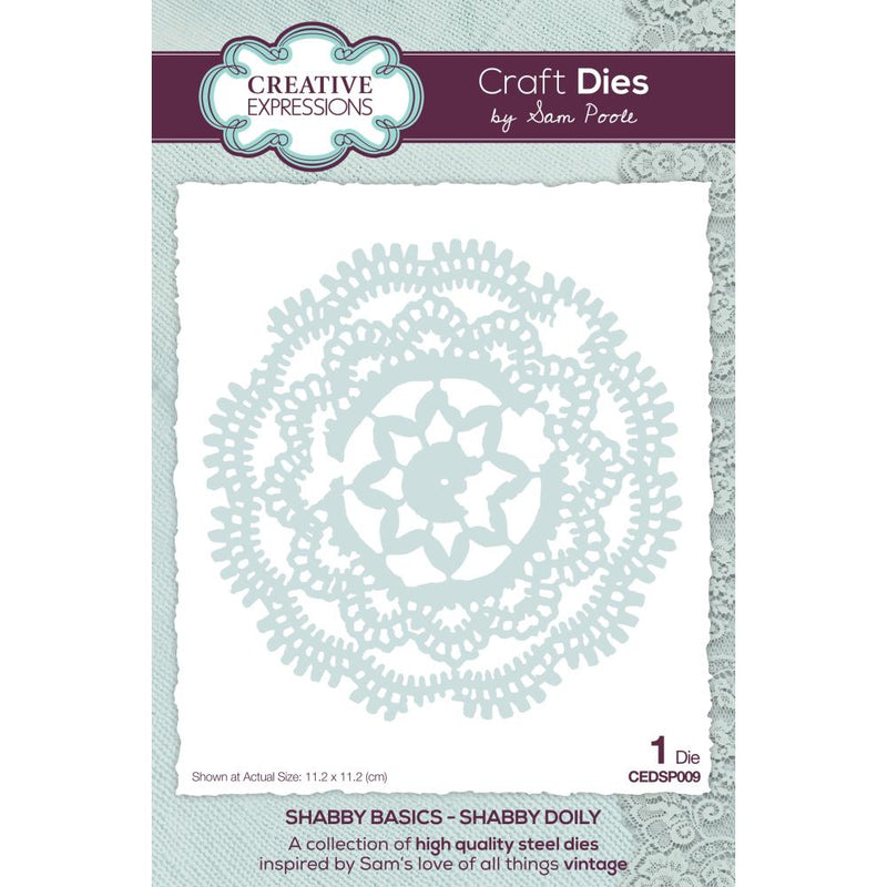 Creative Expressions Dies - Shabby Basics - Shabby Doily, CEDSP009 by: Sam Poole