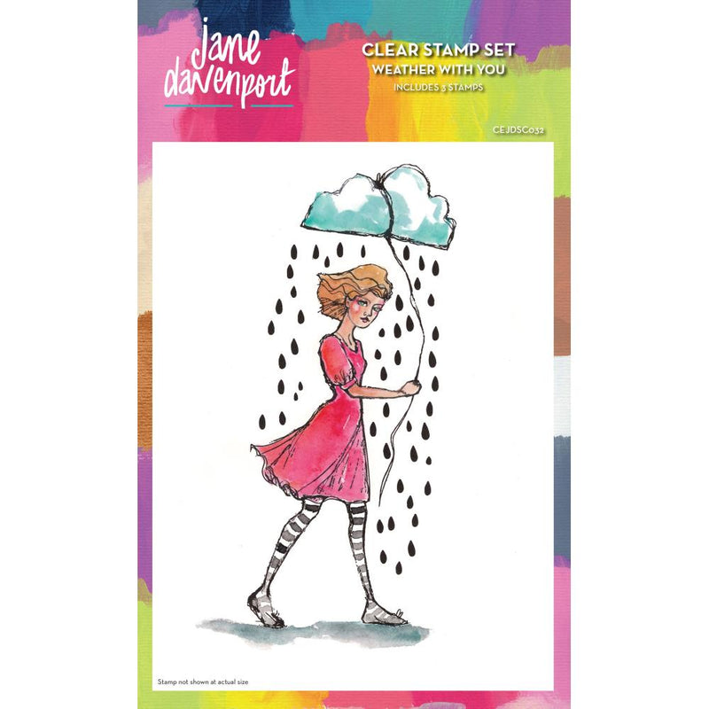 Creative Expressions - Jane Davenport Clear Stamp Set - Weather With You, CEJDSC032