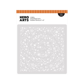 Hero Arts Background Stamp - Snowflake Swirl Bold Prints, CG814