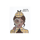 Hero Arts Case Closed Clear Stamps 4x6 - Miss Detective, CM800