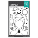 Hero Arts Case Closed Clear Stamps 4x6 - Miss Detective, CM800