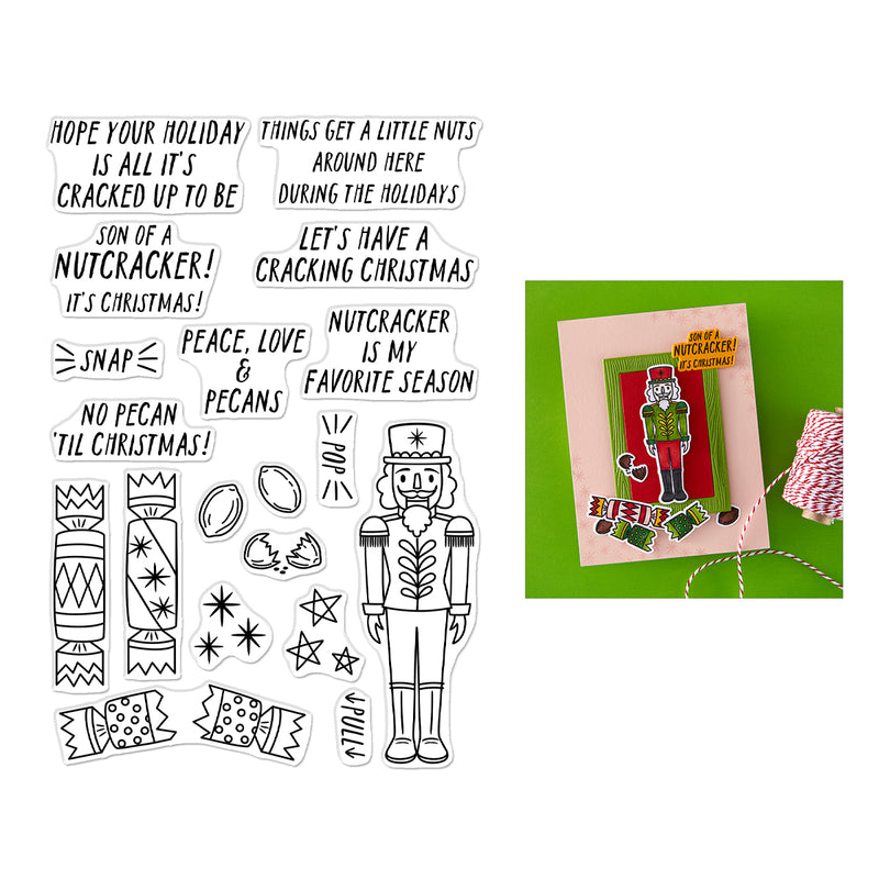 Hero Arts Clear Stamp Set 4x6 - A Little Nuts, CM814