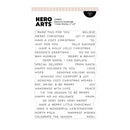 Hero Arts Clear Stamp Set 4x6 - Season's Greetings, CM865