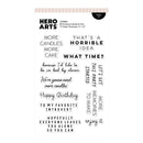 Hero Arts Clear Stamp Set 4x6 - Birthdays Inside & Out, CM884