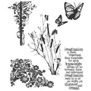 Stampers Anonymous Cling Stamp Set - Nature's Discovery, CMS049