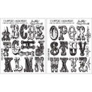Stampers Anonymous Stamp Set - Cirque Alphabet, CMS065 Tim Holtz