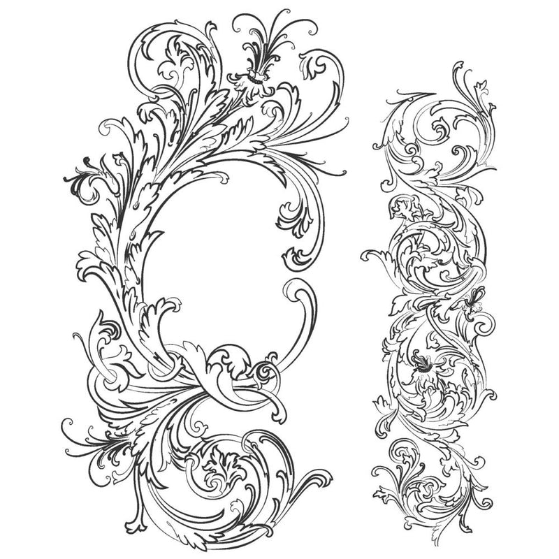 Stampers Anonymous Stamp Set - Fabulous Flourishes, CMS070 by: Tim Holtz