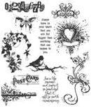 Stampers Anonymous Cling Stamp Set - Urban Chic, CMS086