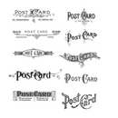 Stampers Anonymous Stamp Set - Postcards, CMS099 by Tim Holtz