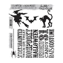 Stampers Anonymous Stamp Set - Halloween Silhouttes, CMS115 by Tim Holtz