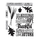Stampers Anonymous Stamp Set - Thankful Silhouttes, CMS116 by Tim Holtz