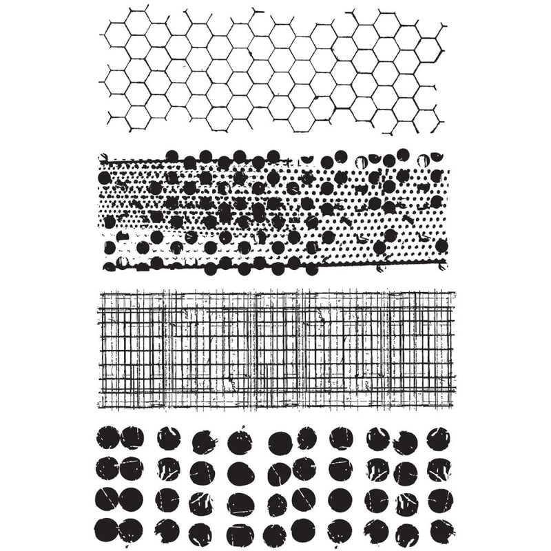 Stampers Anonymous Stamp Set - Mixed Media, CMS125 by: Tim Holtz