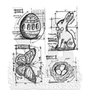 Stampers Anonymous Cling Stamp Set - Easter Blueprint, CMS144