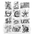 Stampers Anonymous Cling Stamp Set - Mini Blueprints, CMS146