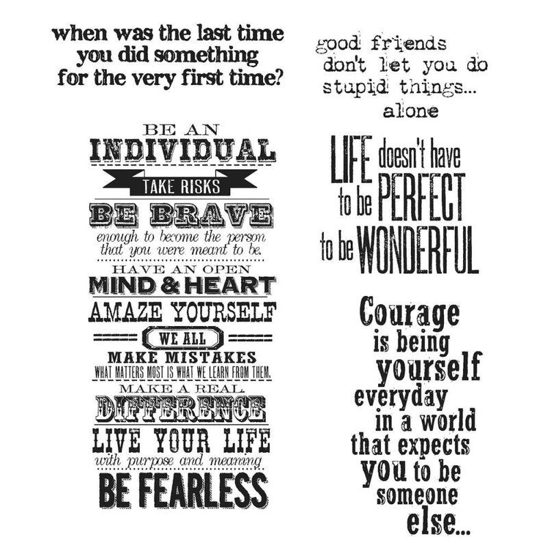 Stampers Anonymous Stamp Set - Way With Words, CMS165 by: Tim Holtz
