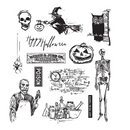 Stampers Anonymous Stamp Set - Mini Halloween 4, CMS198 Tim Holtz
