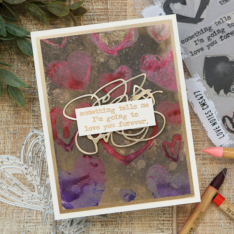 Stampers Anonymous Stamp Set - Love Notes, CMS477 by: Tim Holtz