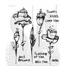 Stampers Anonymous Stamp Set - Abstract Florals, CMS479 by: Tim Holtz