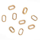 We R Makers - Crop-A-Dile Oval Eyelets - Gold, CRTOF-00075