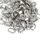 We R Makers - Crop-A-Dile Oval Eyelets - Silver, CRTOF-00076