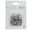We R Makers - Crop-A-Dile Oval Eyelets - Silver, CRTOF-00076