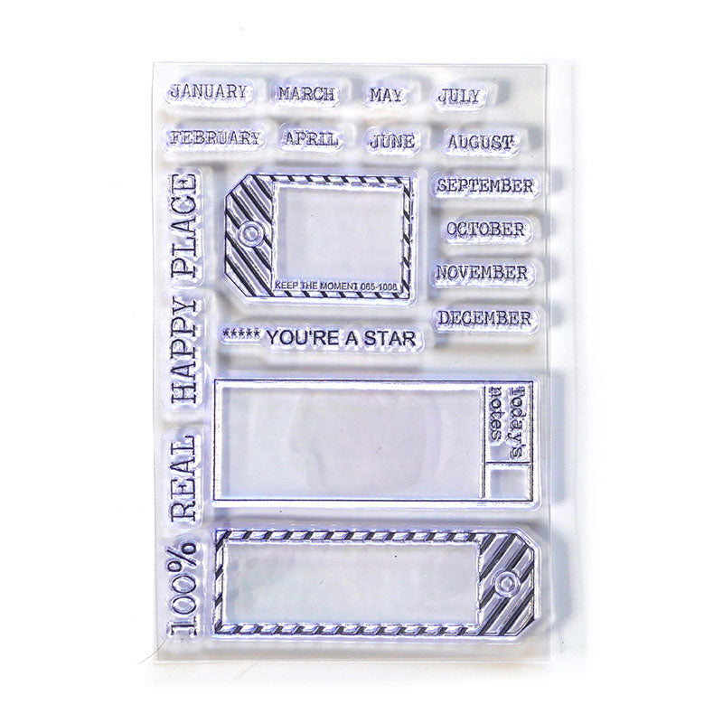 Elizabeth Craft Designs Clear Stamp Set - Sidekick Stamps 1, CS176