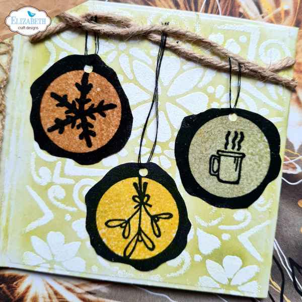 Elizabeth Craft Designs Clear Stamp Set - Journal Your December, CS257