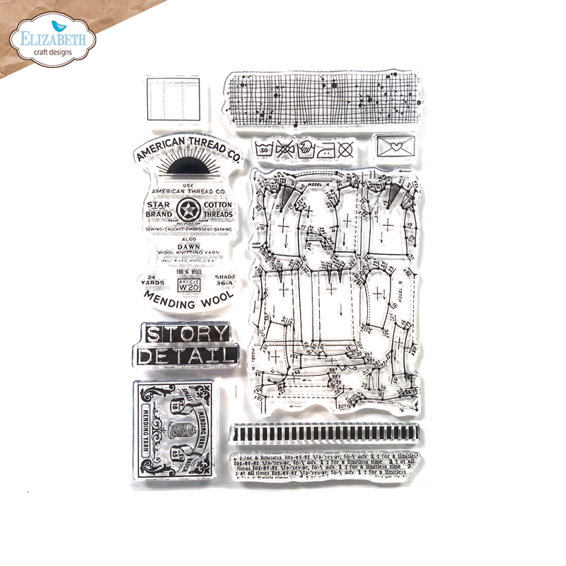 Elizabeth Craft Designs Clear Stamp Set - Craft Studio 1, CS301