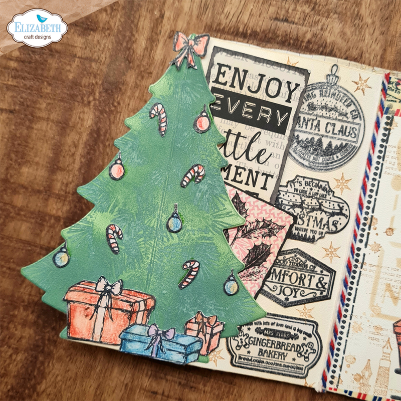 Elizabeth Craft Designs Clear Stamp Set - December to Remember, CS311