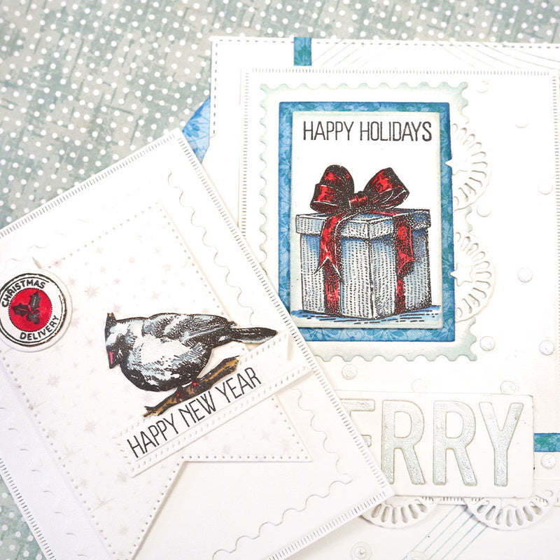 Elizabeth Craft Designs Clear Stamp Set - Festive Season, CS327 by: Annette Green