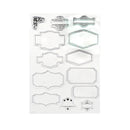 Elizabeth Craft Designs Clear Stamp Set - Layered Labels, CS328 by Annette Green