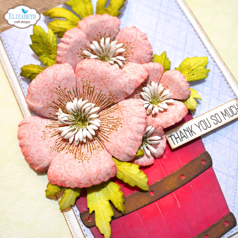 Elizabeth Craft Designs Clear Stamp Set - Flower Centers, CS330