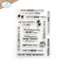 Elizabeth Craft Designs Clear Stamp Set - Bear, Moose, Beaver, CS335