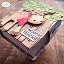 Elizabeth Craft Designs Clear Stamp Set - Bear, Moose, Beaver, CS335