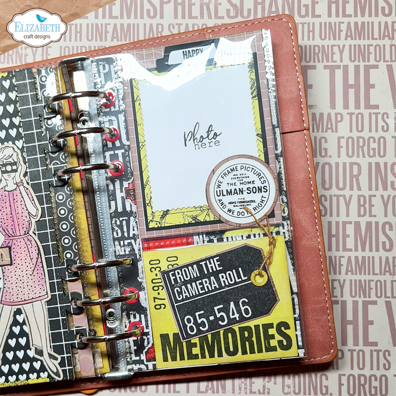 Elizabeth Craft Designs Stamp & Die Set - Travels From the Past, CS340