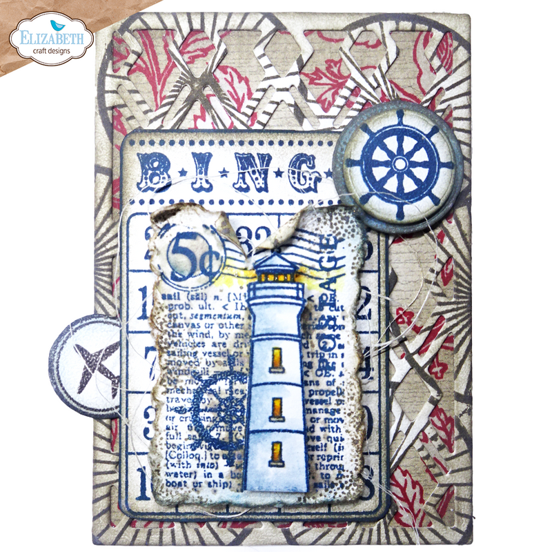 Elizabeth Craft Designs Clear Stamp Set - Travel & Poatage, CS352