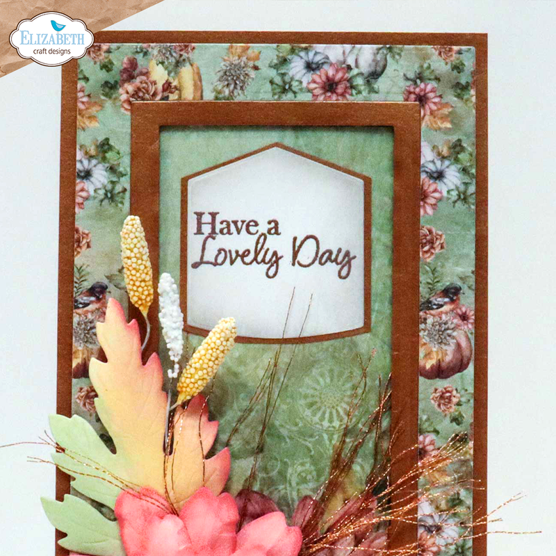 Elizabeth Craft Designs Clear Stamp Set - Autumn Greetings, CS379 by: Angelica Turner