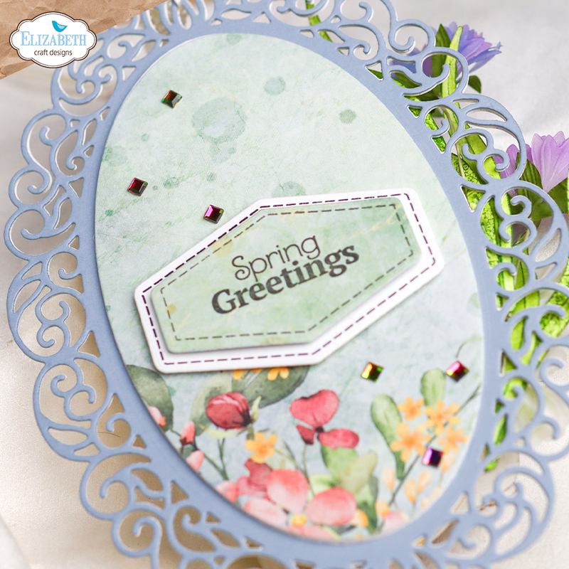 Elizabeth Craft Designs Clear Stamp Set - Easter Greetings, CS393