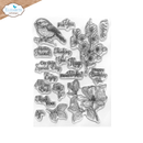 Elizabeth Craft Designs Clear Stamp Set - Floral Branches & Sentiments, CS405