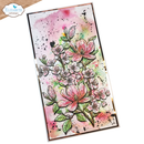 Elizabeth Craft Designs Clear Stamp Set - Floral Branches & Sentiments, CS405