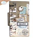 Elizabeth Craft Designs Clear Stamp Set - Travel Journal, CS409